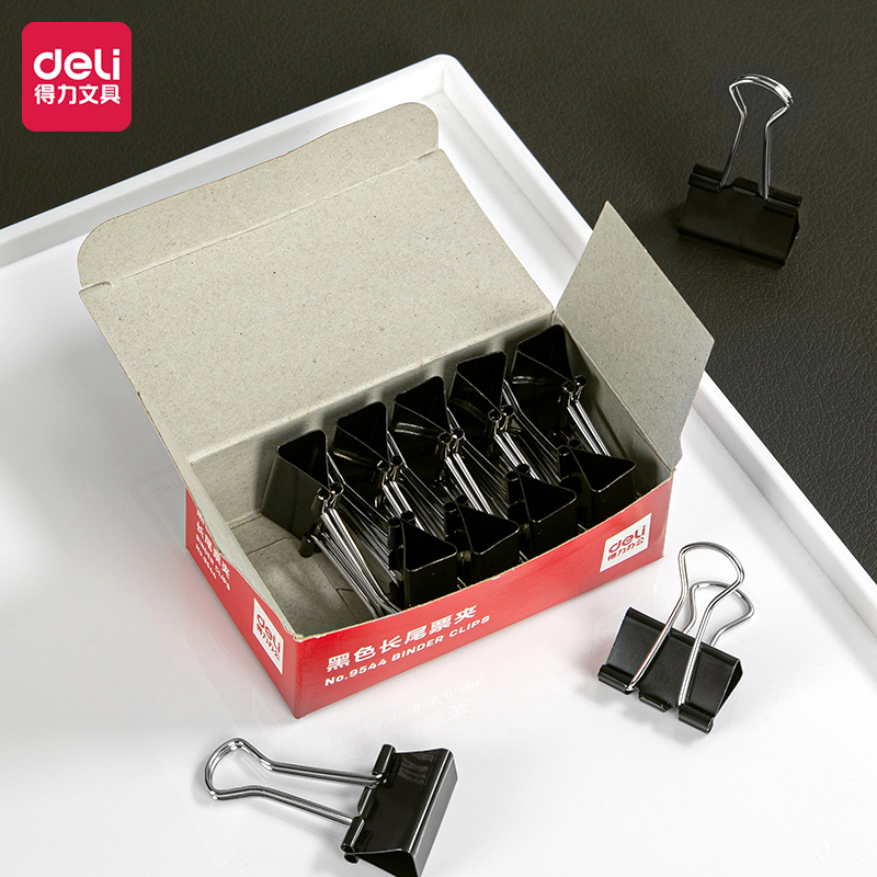 Deli-9544 Effortless Binder Clip