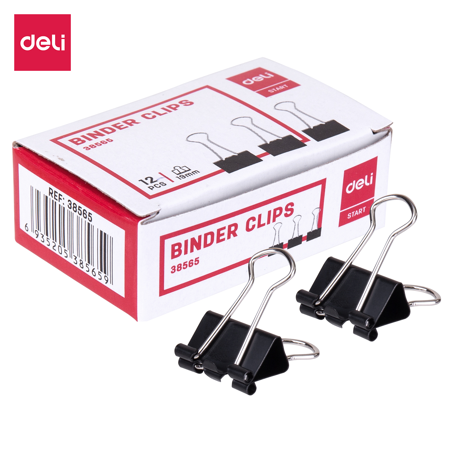 Deli-E38565 Effortless Binder Clip