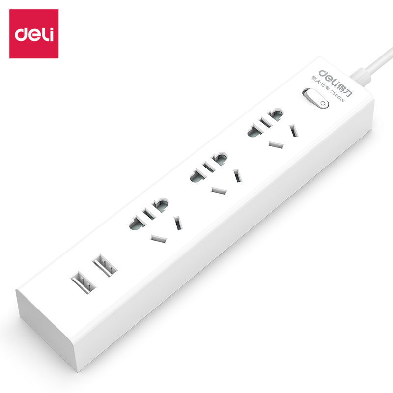 Deli-18217 Personal Power Strip