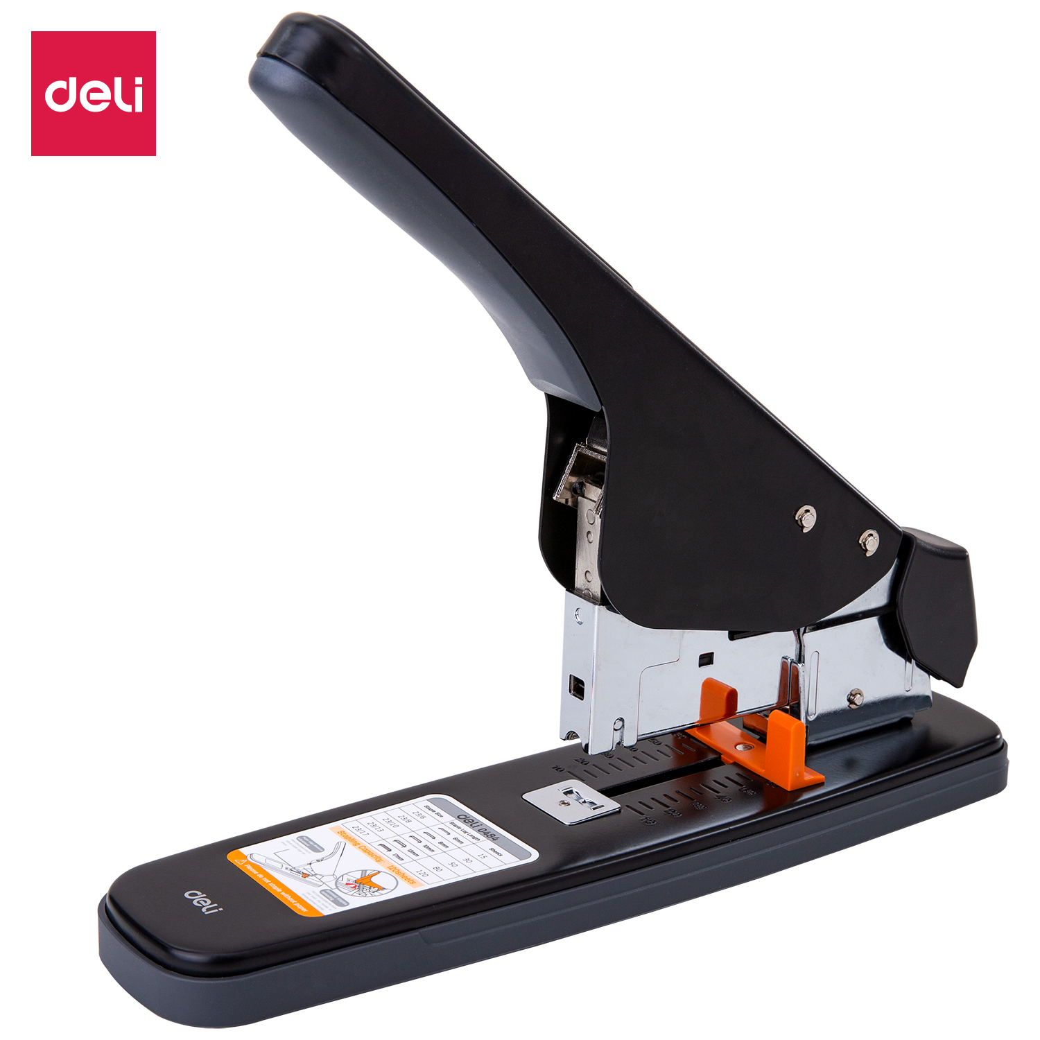 Deli-E0484 Effortless Heavy Duty Stapler