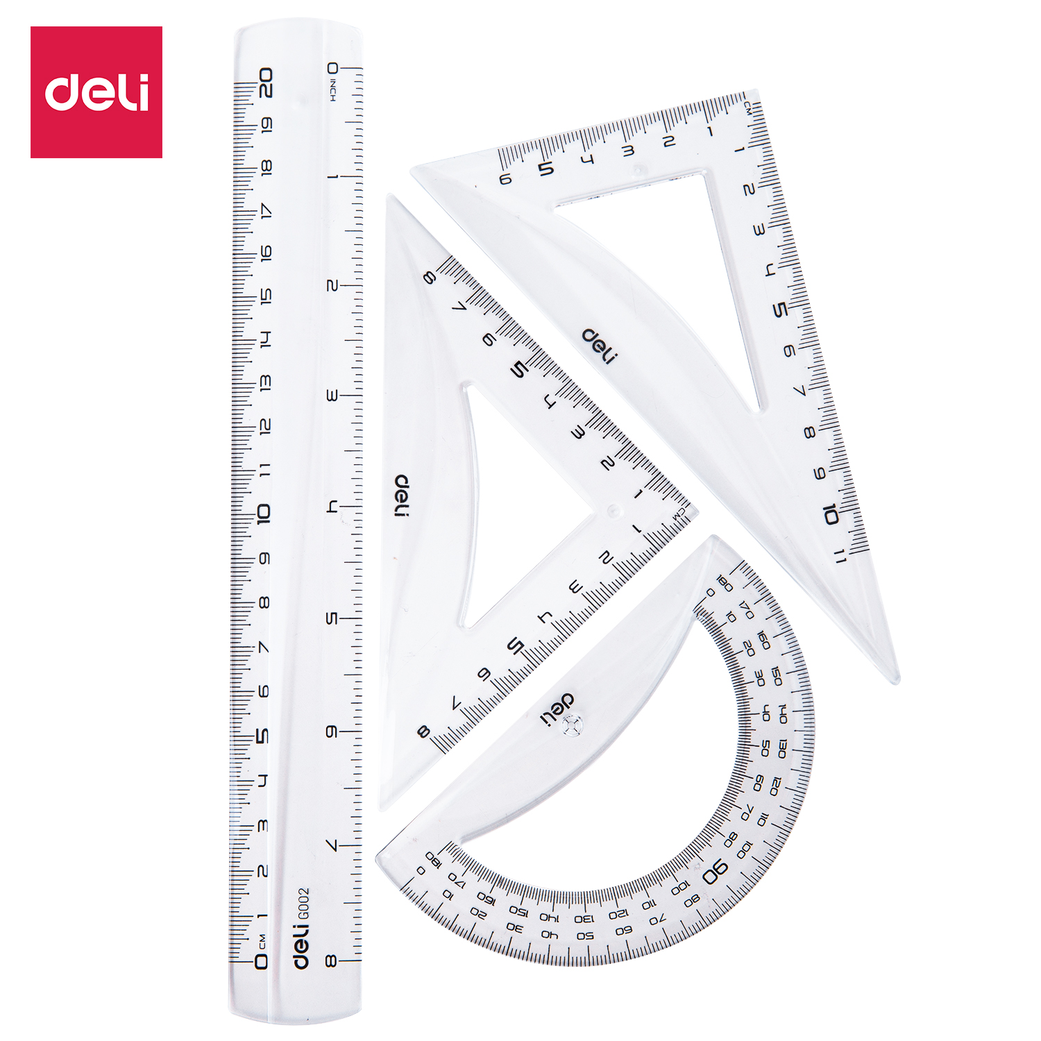 Deli-EG00412 Ruler Set