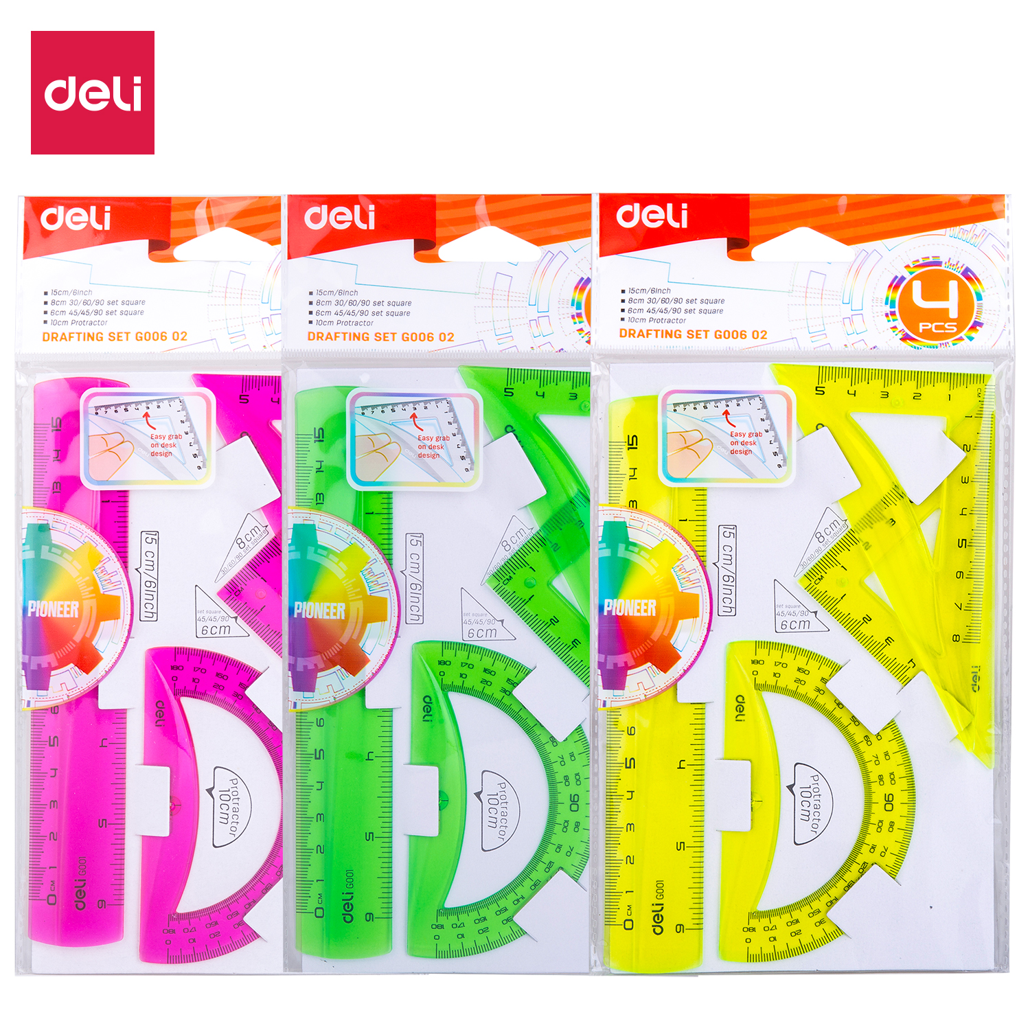 Deli-EG00602 Ruler Set