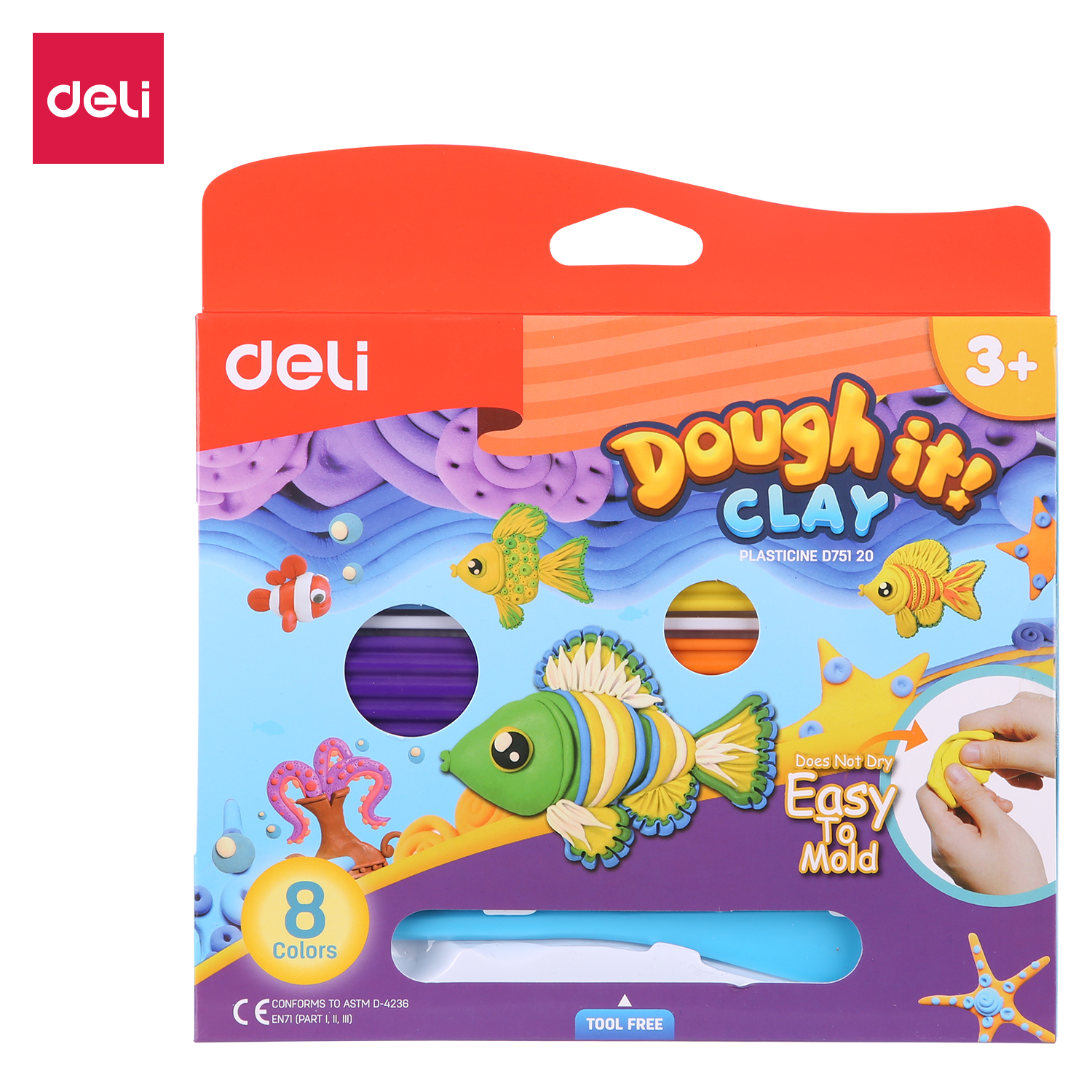 Deli-ED75120 Plasticine