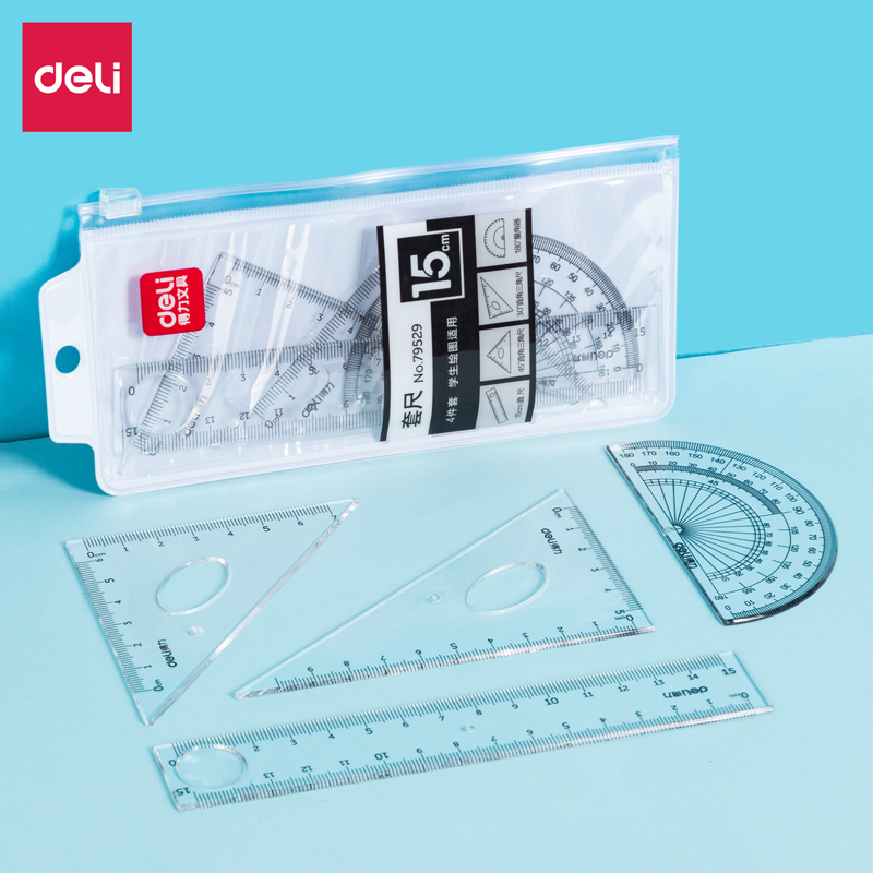 Deli-79529 Ruler Set