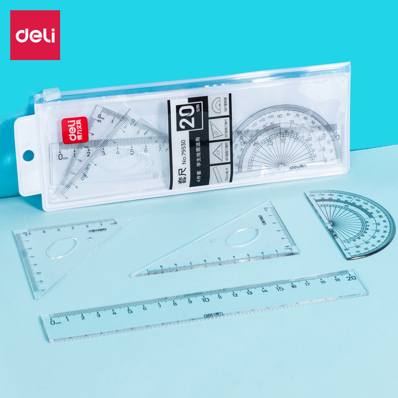 Deli-79530 Ruler Set