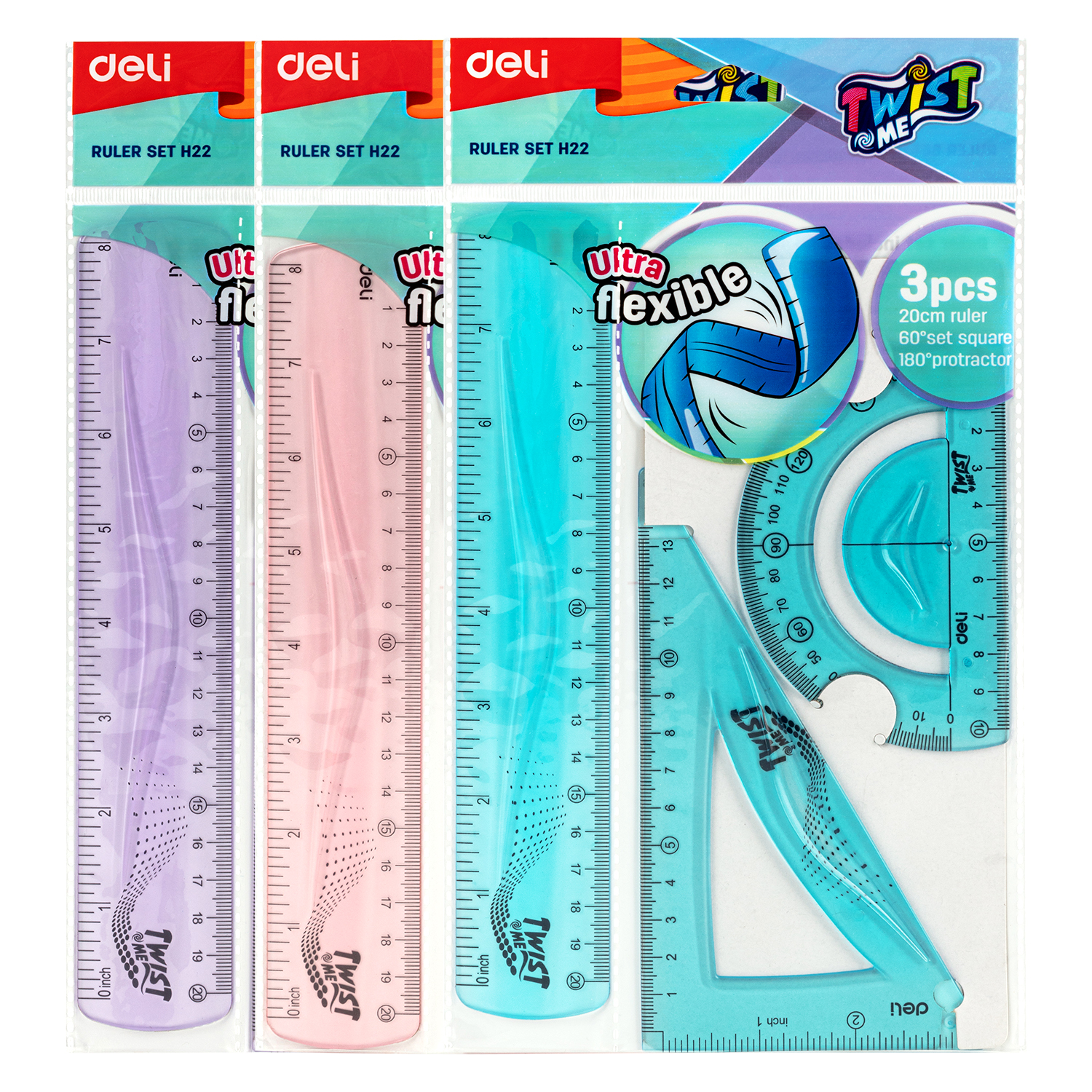 Deli-EH22 Ruler Set