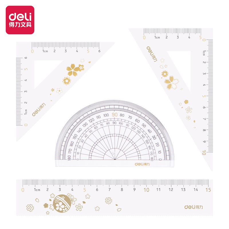 Deli-79540 School Ruler Set