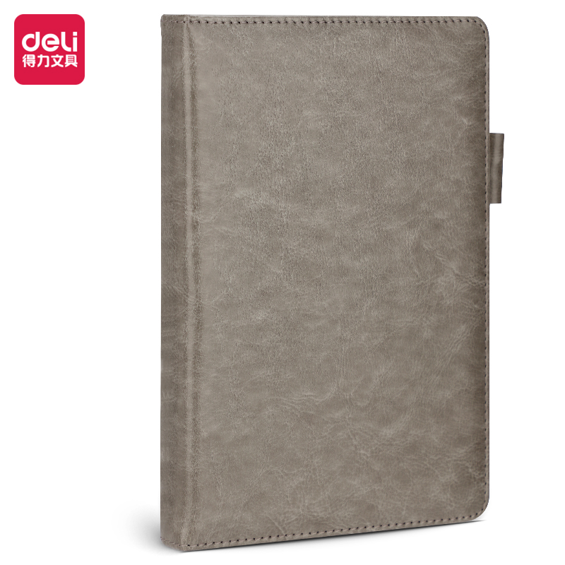 Deli-22298 Leather Cover Notebook