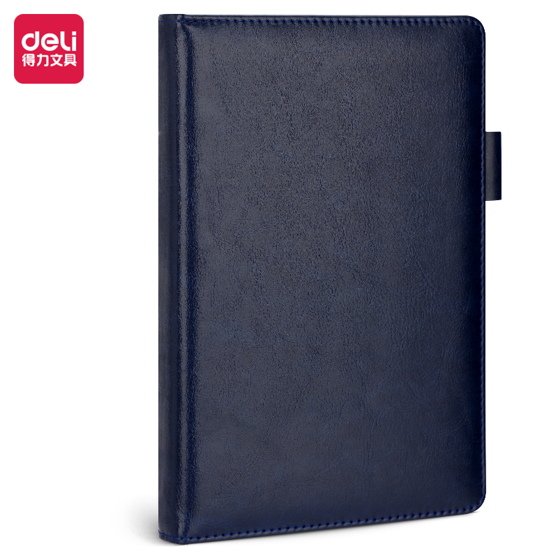 Deli-22298 Leather Cover Notebook