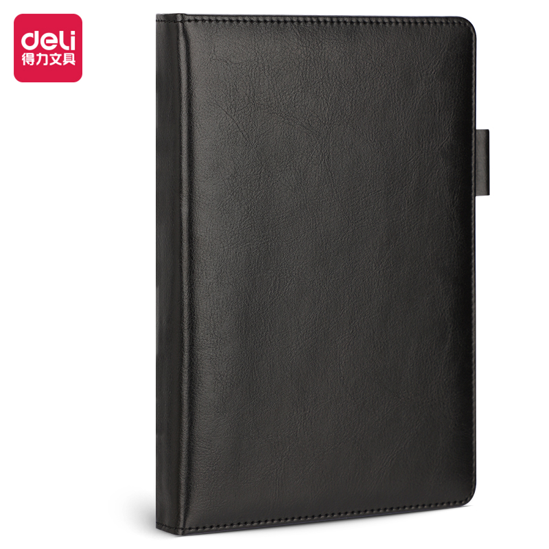 Deli-22298 Leather Cover Notebook