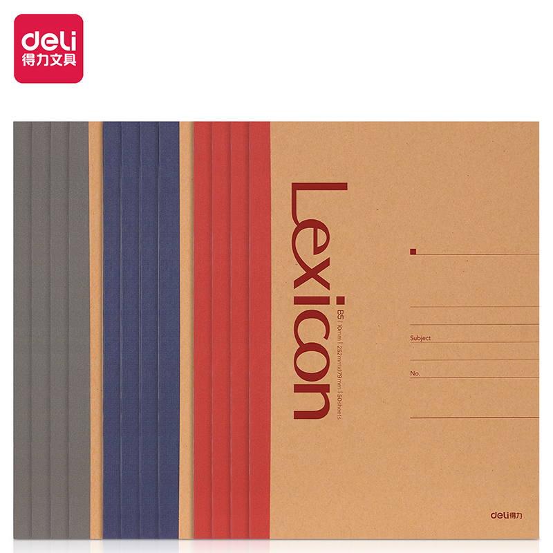 Deli-23213 Soft Cover Notebook