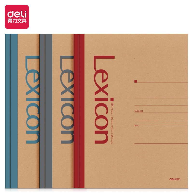 Deli-23214 Soft Cover Notebook