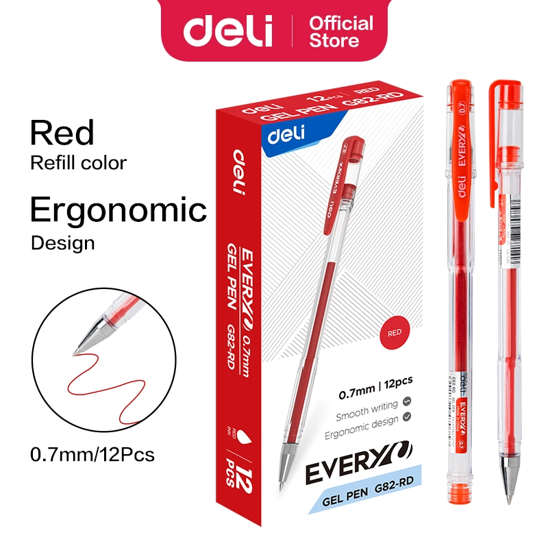 Deli-EG82-RD Gel Pen