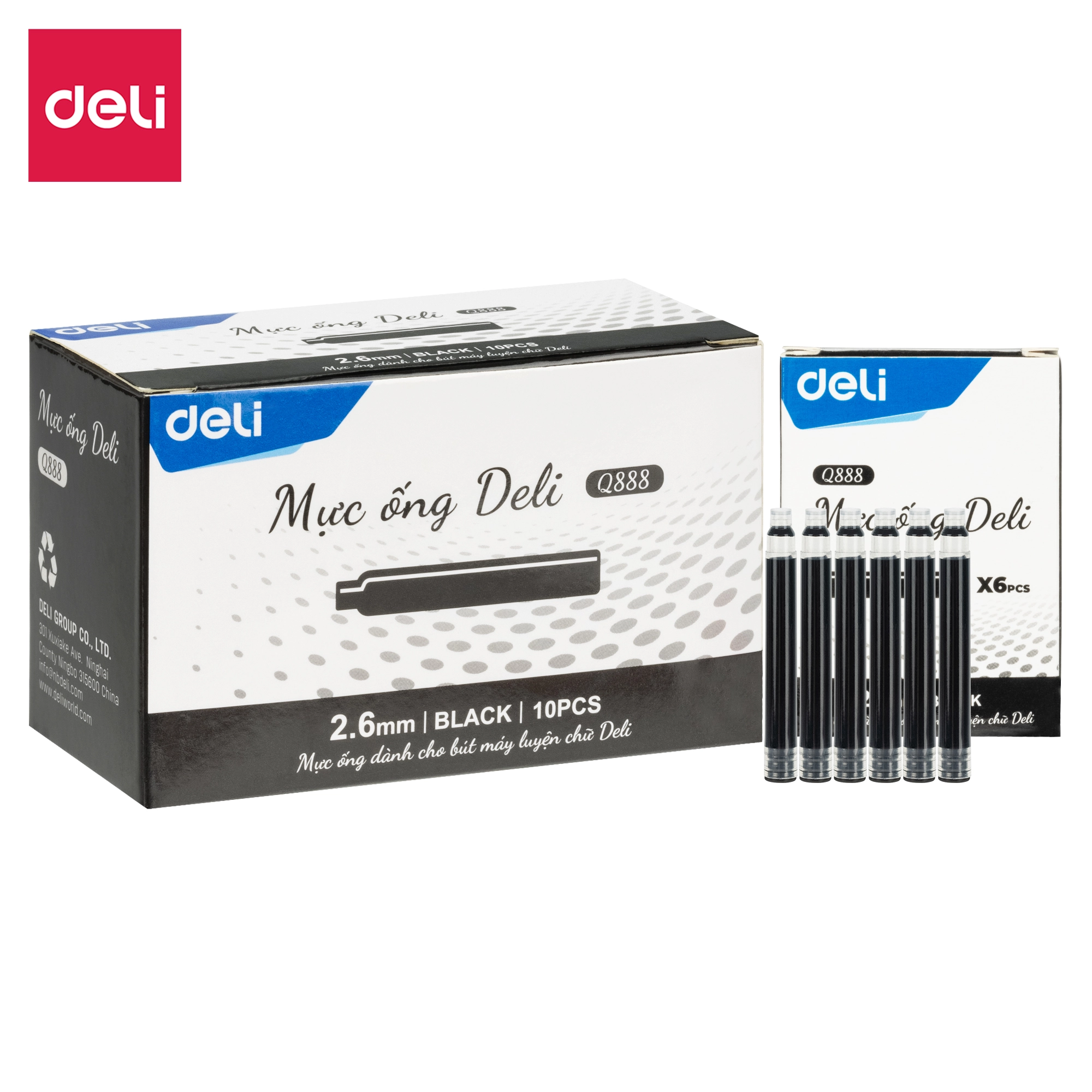 Deli-CQ888 Fountain Pen Ink Sac