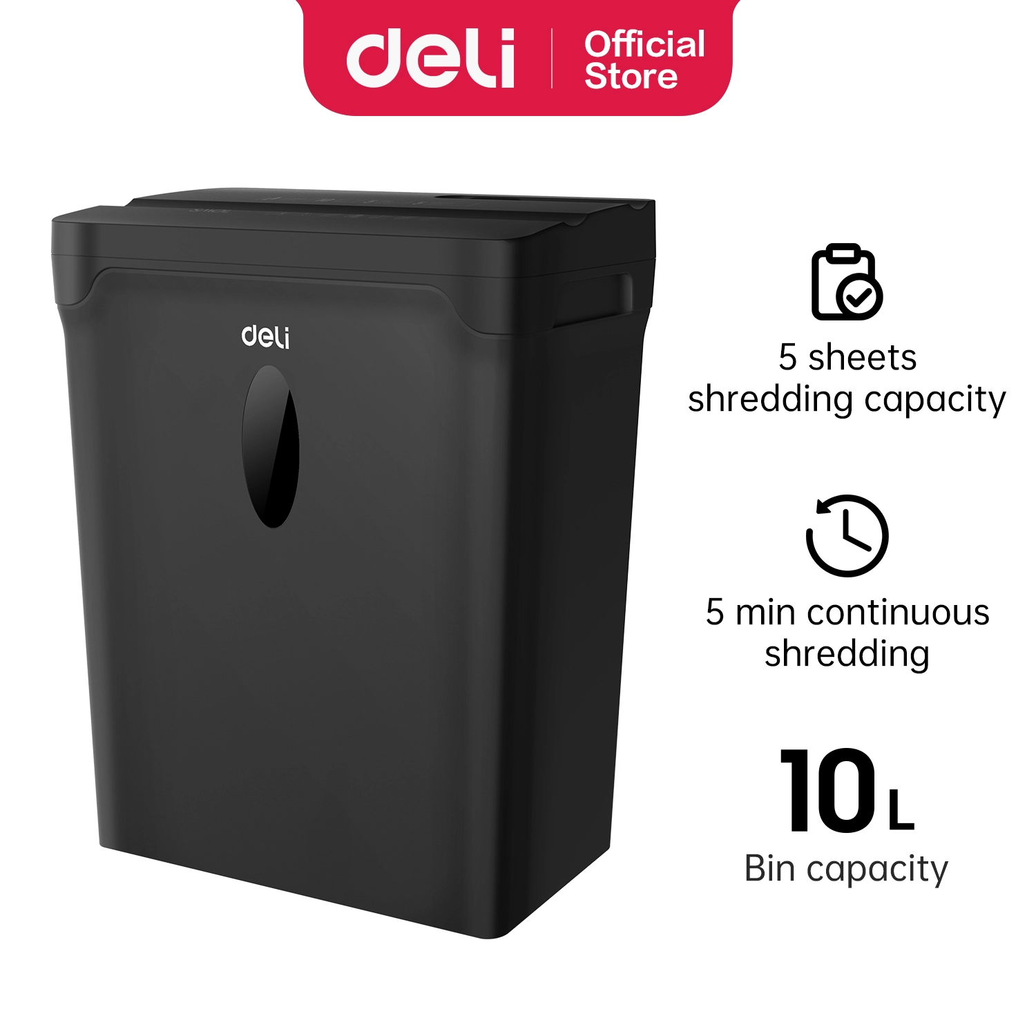 Deli-ET015 Paper Shredder