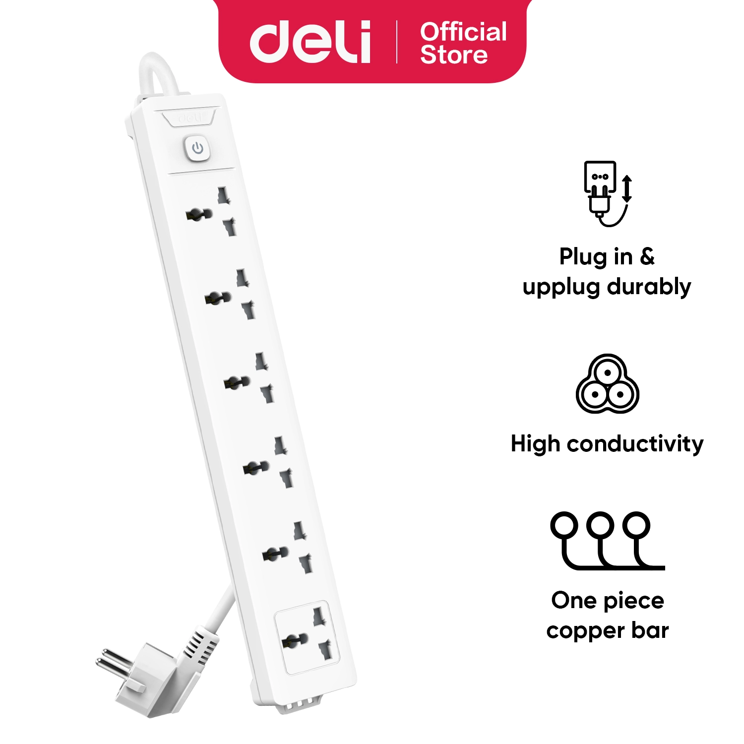 Deli-ET405 Power Strip